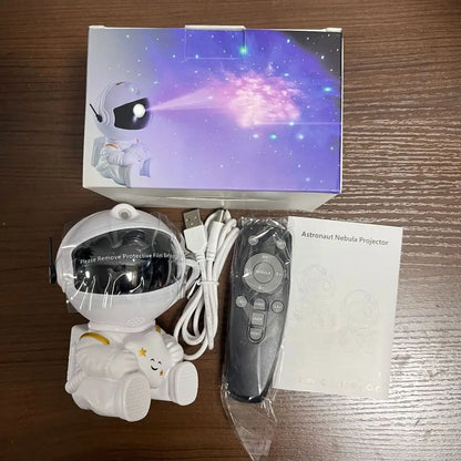 Remote Control Astronaut Galaxy Projector Starry Projection Galaxy Theme Star Projector Ceiling Mount LED Light Source - TopTrendingCart.com