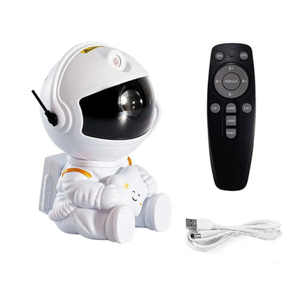 Remote Control Astronaut Galaxy Projector Starry Projection Galaxy Theme Star Projector Ceiling Mount LED Light Source - TopTrendingCart.com