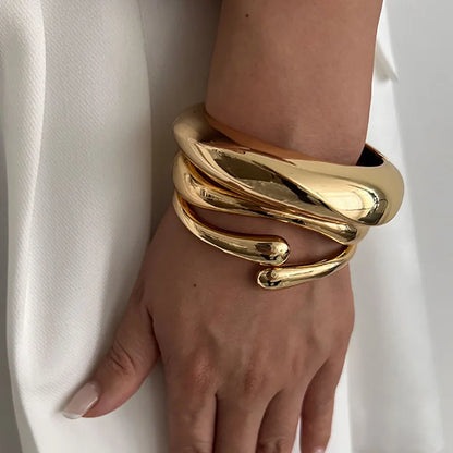 Vintage Hip Hop Metal Cuff Bangles - TopTrendingCart.com