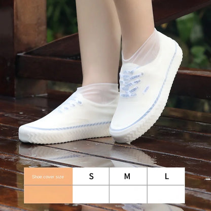 Reusable Waterproof Rain Shoes Covers Silicone Outdoor Rain Boot Overshoes Walking Shoes Accessories Reusable Shoe Cover 1Pair - TopTrendingCart.com