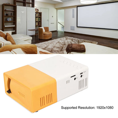 Mini Projector LCD 1080P Support AV VGA HD USB Remote Control Portable Projector for Family Movie Projector Portable Projector - TopTrendingCart.com