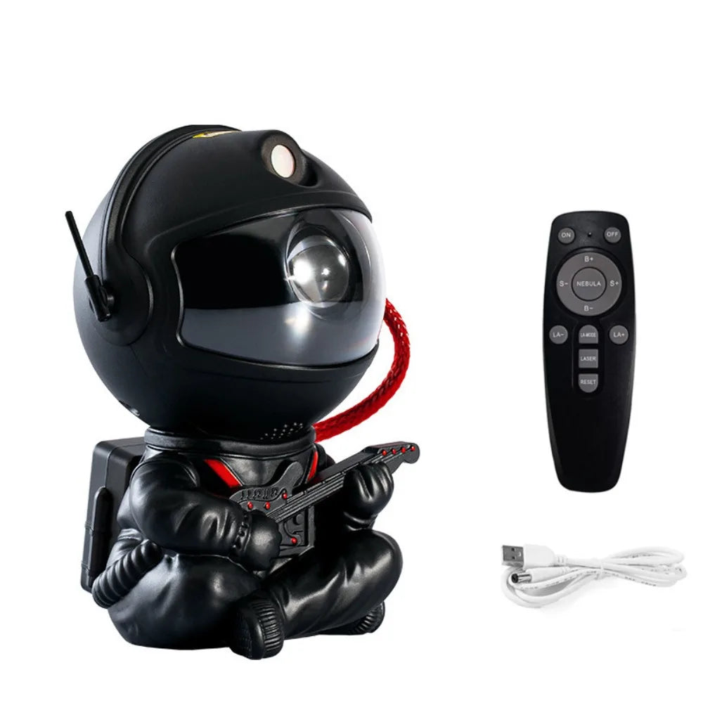 Remote Control Astronaut Galaxy Projector Starry Projection Galaxy Theme Star Projector Ceiling Mount LED Light Source - TopTrendingCart.com
