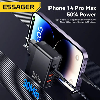100W USB Type C Caricabatterie PD QC Quick Charger - TopTrendingCart.com