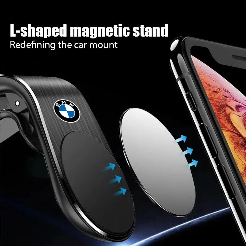 Magnetic Car Phone Holder Metal Stand - TopTrendingCart.com